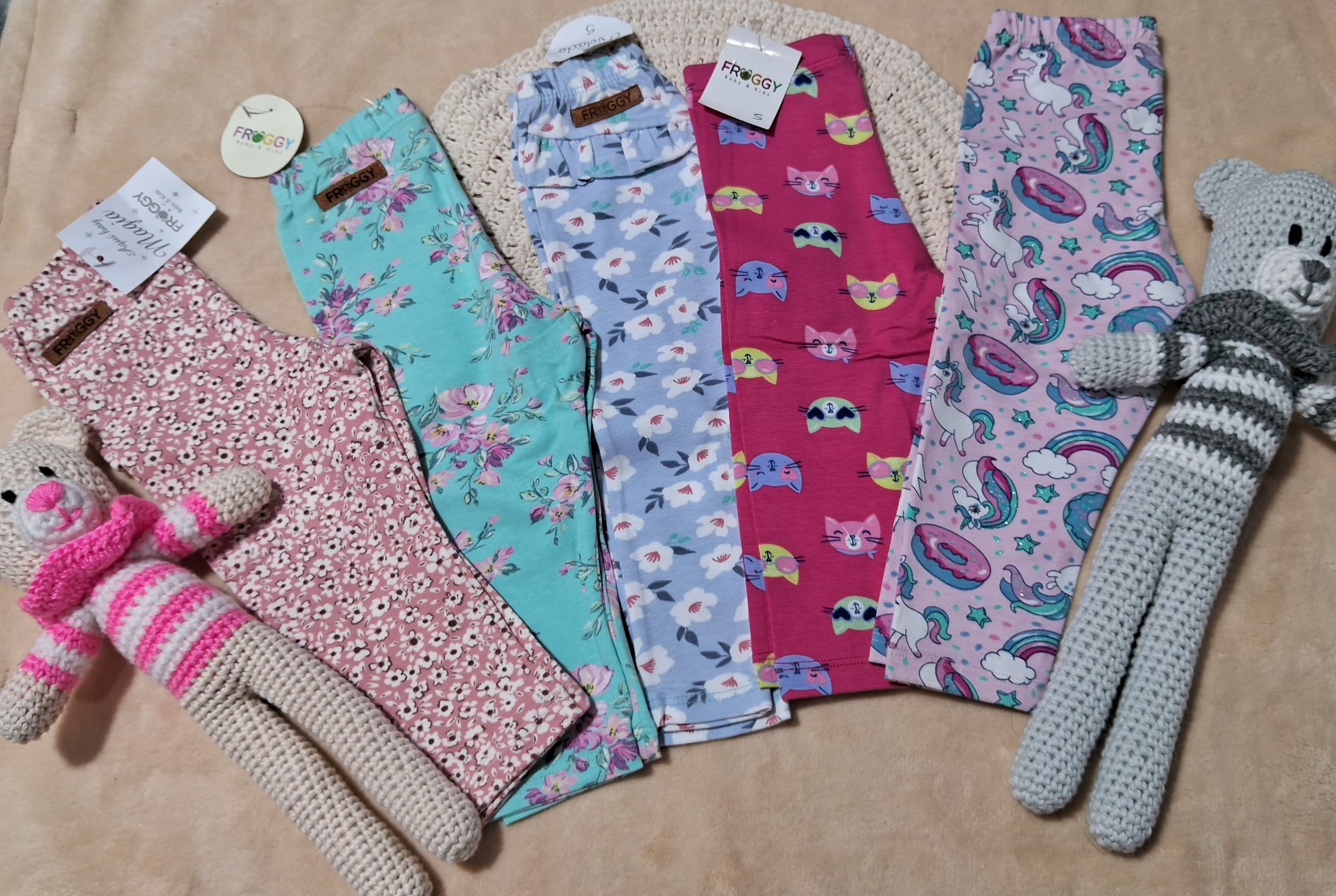 Calzas algodón beba, ropa de bebés