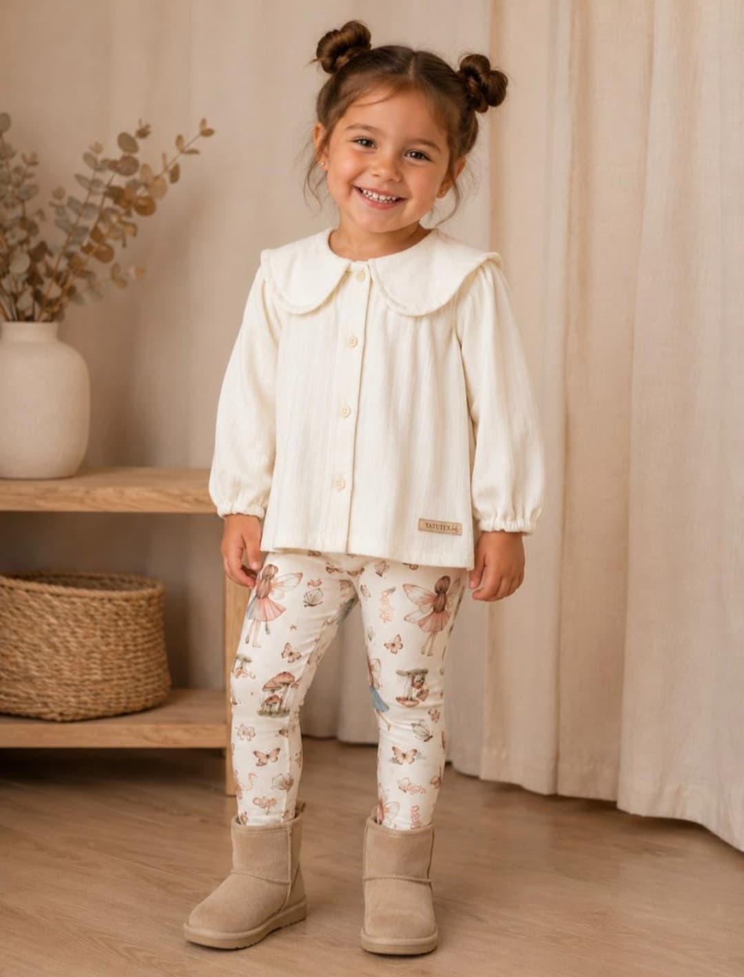 Camisa con cuello, ropa de niñas