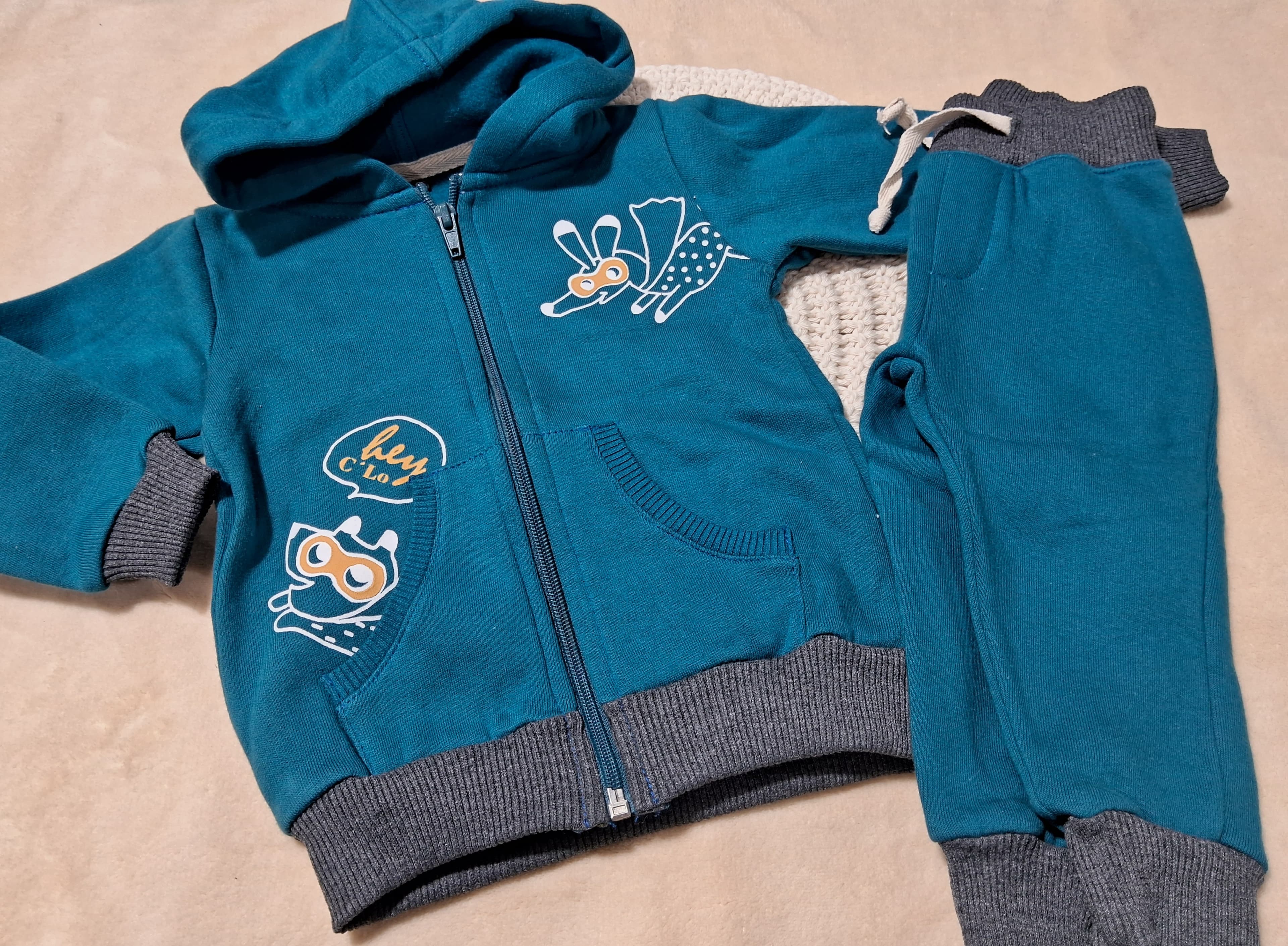 Conjunto algodón medio tiempo liviano, ropa de bebés