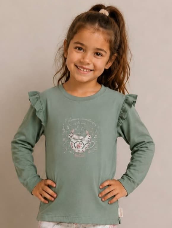 Remera algodón, ropa de niñas