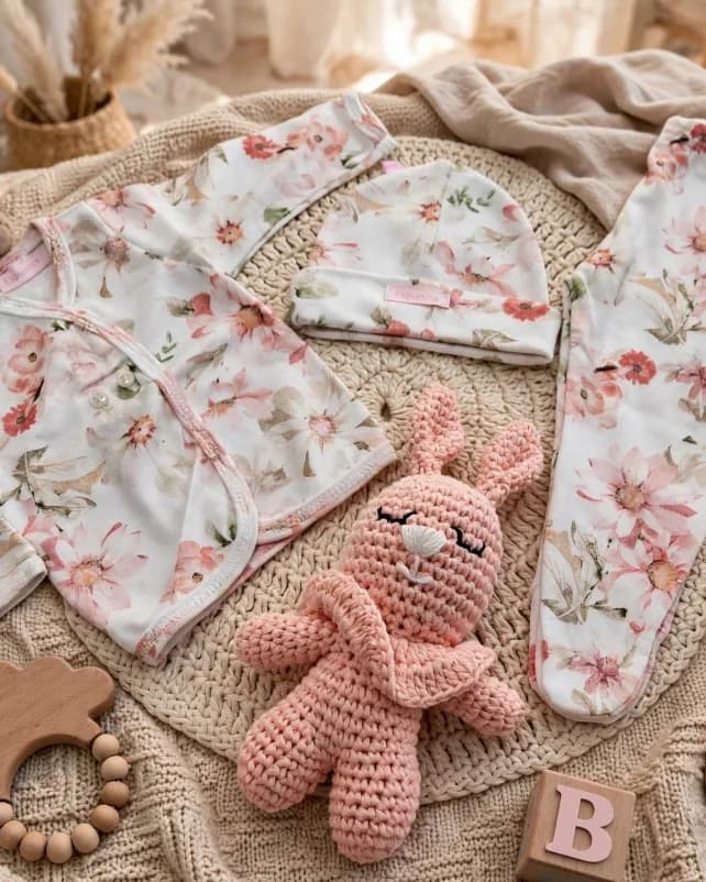 Set algodón, ropa de bebés