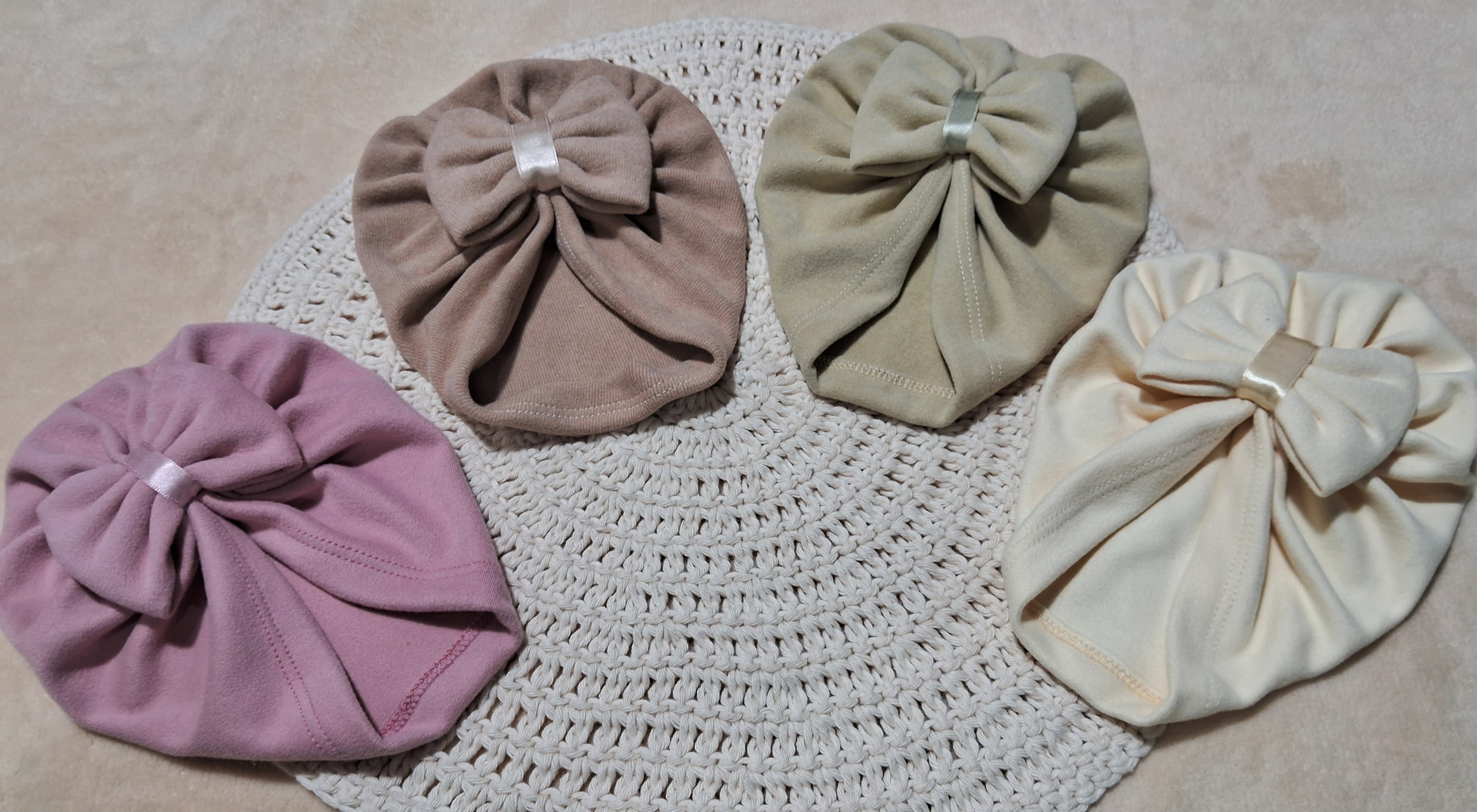 Turbante en darlon, ropa de bebés